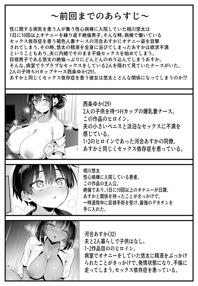 セックス依存症の人妻ナースは今日も性欲を我慢できない3