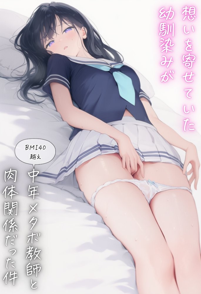 想いを寄せていた幼馴染みが中年メタボ教師（BMI40）と肉体関係だった件