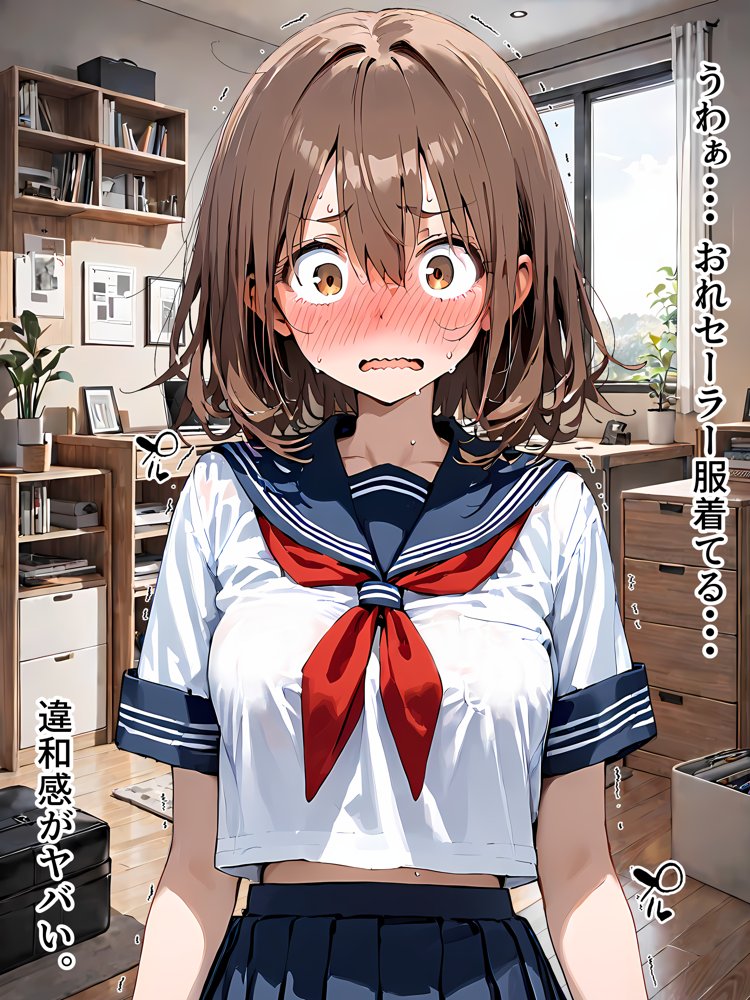 晴天艦女体化作品総集編 初期4作品＋フルリメイク版「TS病 心まで女に変わる瞬間」