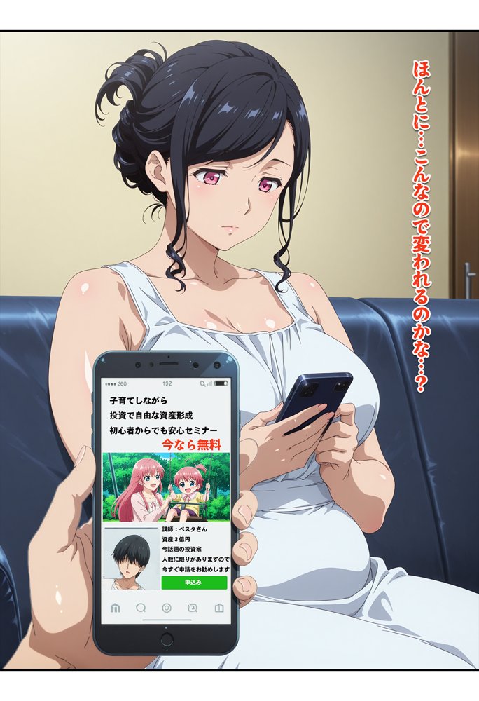株を始めた人妻の三角保ち合い