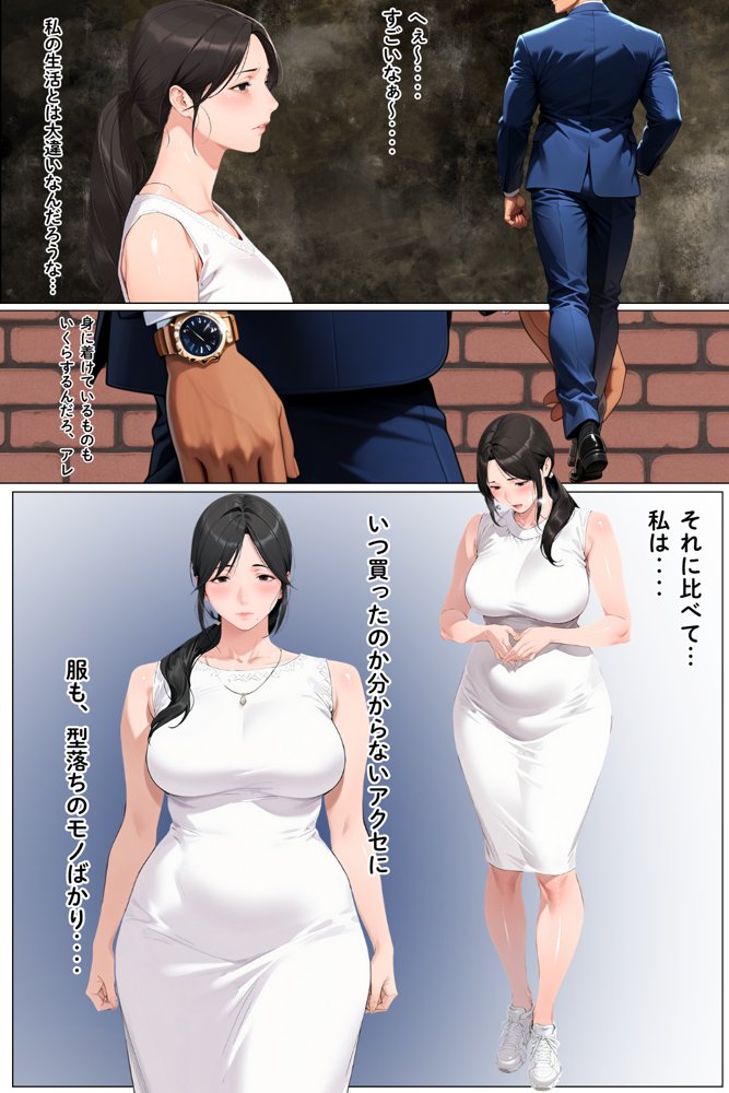 タワマン界隈 低階層主婦は高階層男に買われる。