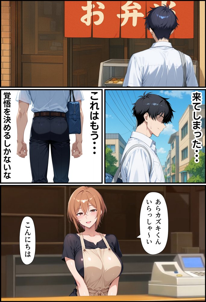 毎日通っている弁当屋の娘が同じクラスの黒ギャルだった話