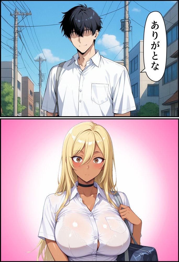 毎日通っている弁当屋の娘が同じクラスの黒ギャルだった話
