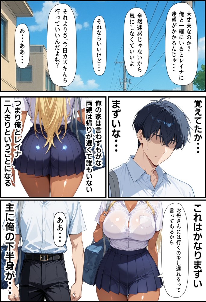 毎日通っている弁当屋の娘が同じクラスの黒ギャルだった話