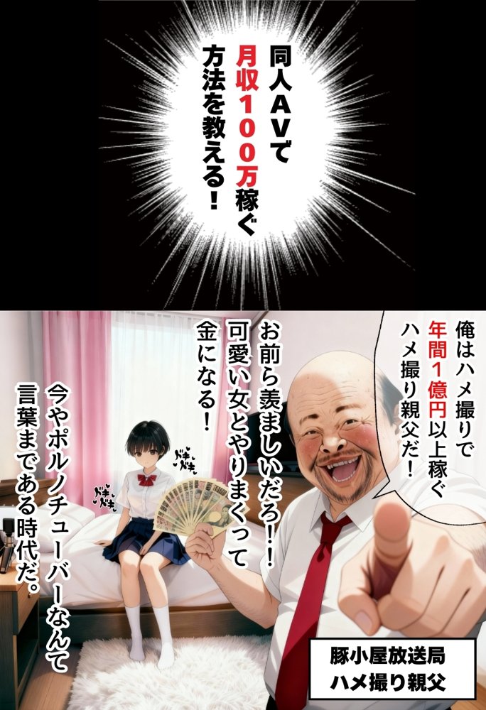 同人AVで月収100万を稼ぐ！ ハメ撮り撮影テクニック大全【淫乱ボーイッシュ編】