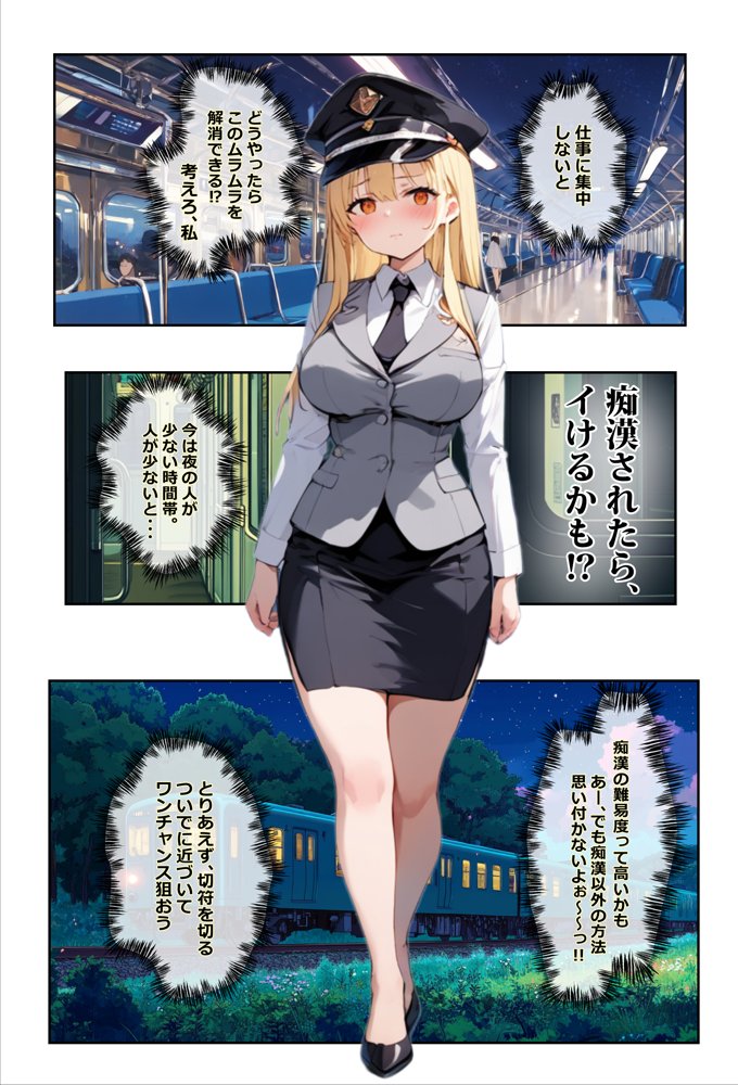 痴●されたいだけの学年1位をNTRの中で肉便器にした話〜中出し列車で働くビッチ〜