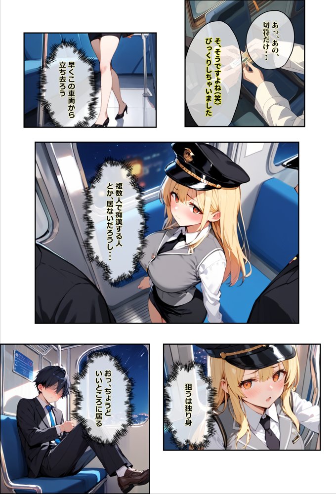 痴●されたいだけの学年1位をNTRの中で肉便器にした話〜中出し列車で働くビッチ〜
