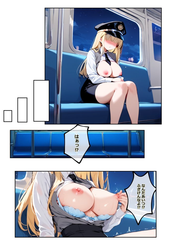 痴●されたいだけの学年1位をNTRの中で肉便器にした話〜中出し列車で働くビッチ〜
