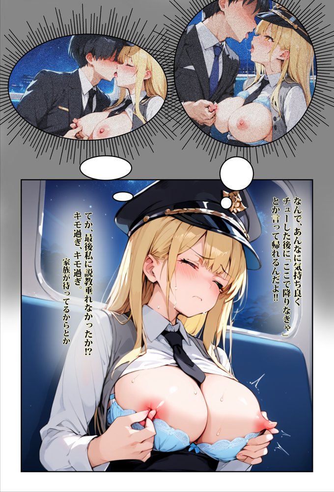 痴●されたいだけの学年1位をNTRの中で肉便器にした話〜中出し列車で働くビッチ〜