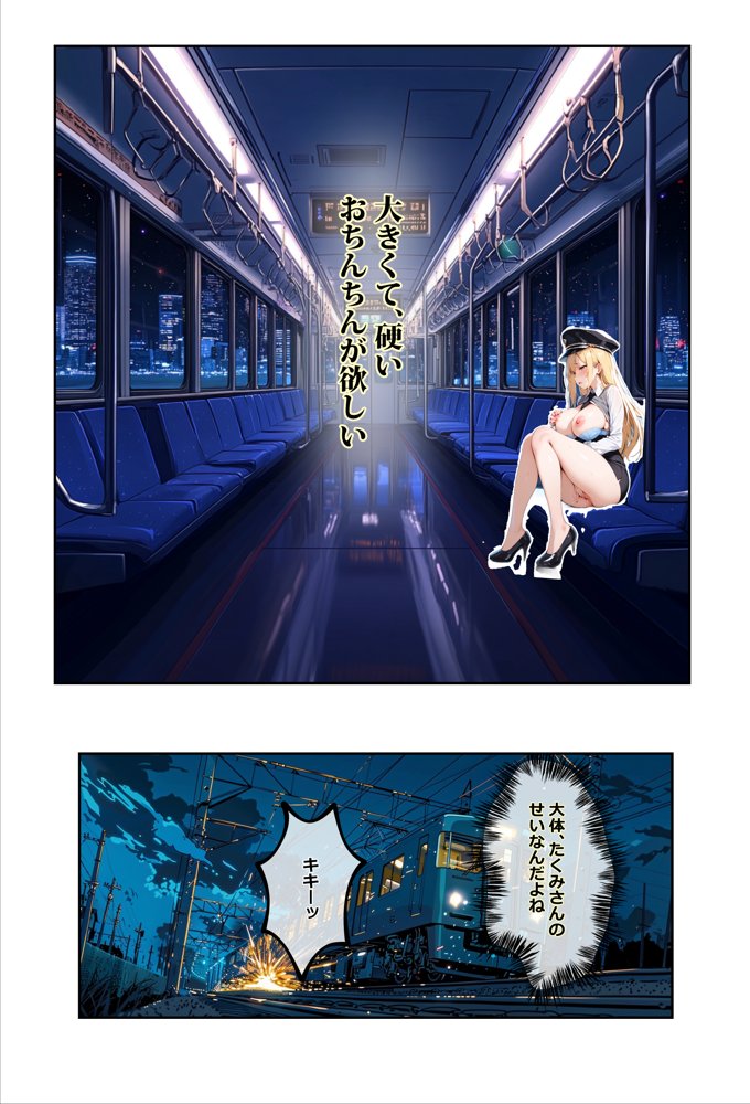 痴●されたいだけの学年1位をNTRの中で肉便器にした話〜中出し列車で働くビッチ〜