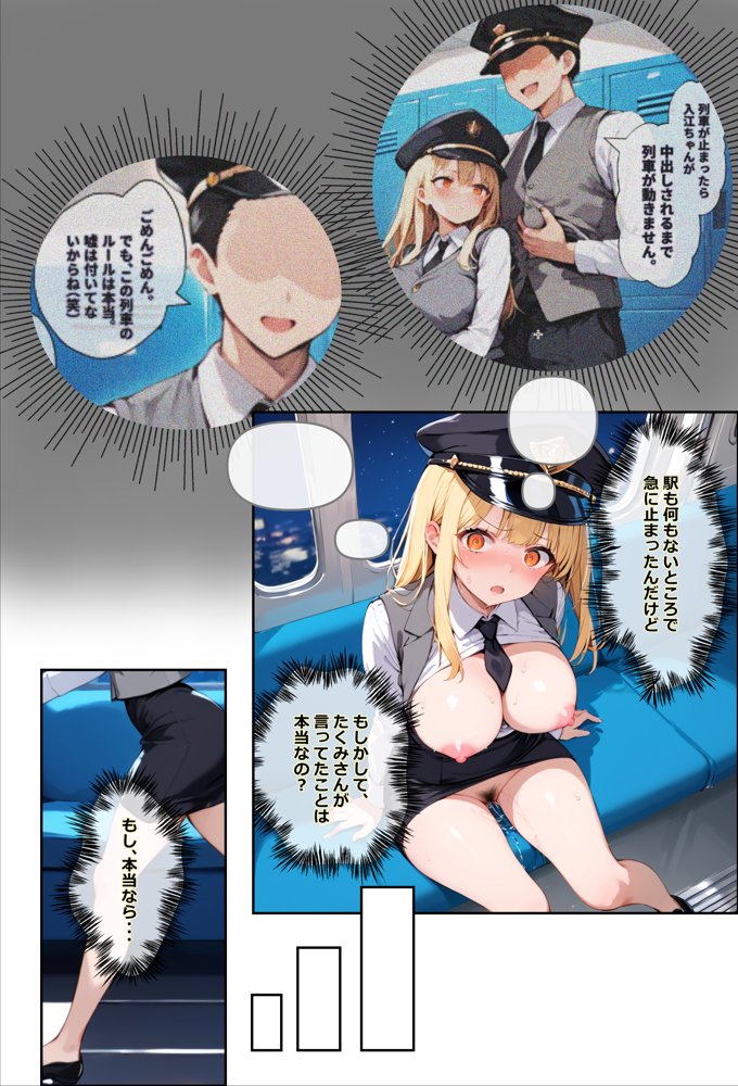 痴●されたいだけの学年1位をNTRの中で肉便器にした話〜中出し列車で働くビッチ〜