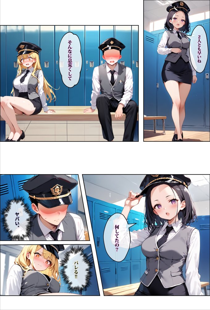 彼女よりエッチが上手い子との浮気SEXを見せてあげた話〜中出し列車で働くビッチ〜