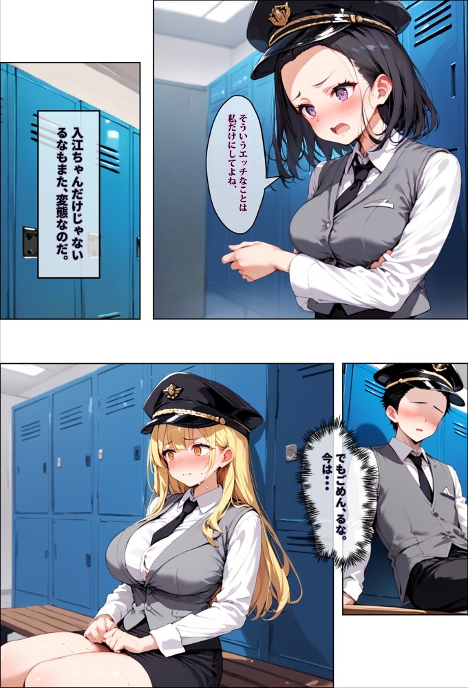彼女よりエッチが上手い子との浮気SEXを見せてあげた話〜中出し列車で働くビッチ〜