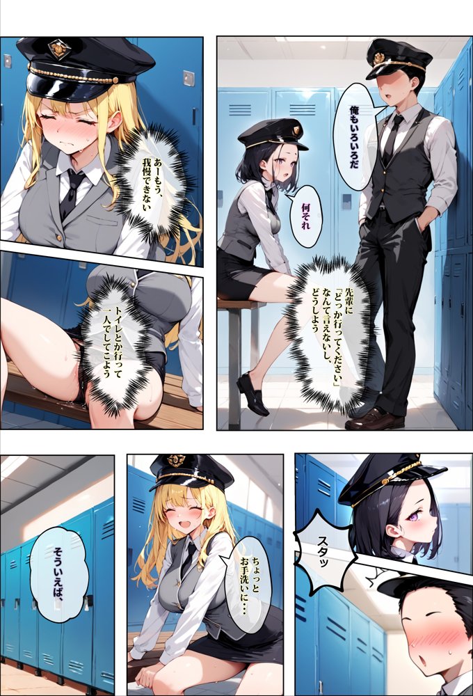 彼女よりエッチが上手い子との浮気SEXを見せてあげた話〜中出し列車で働くビッチ〜