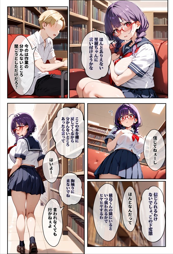 「3秒だけ好きにシていい」と言ったデカパイ委員長の寝取られマ〇コを貸してもらった件