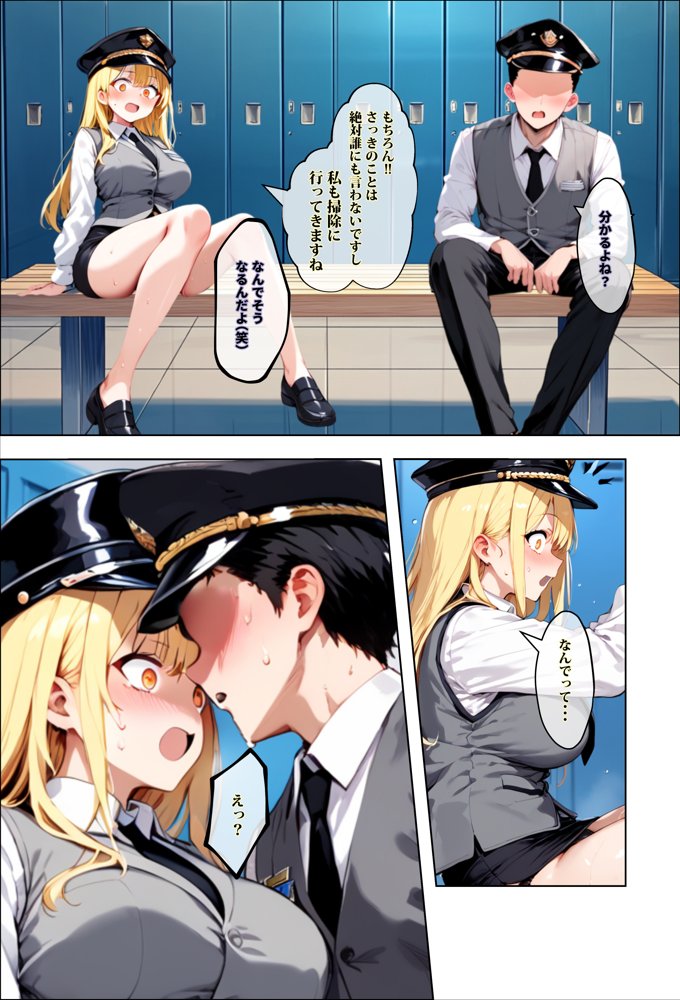 彼女よりエッチが上手い子との浮気SEXを見せてあげた話〜中出し列車で働くビッチ〜