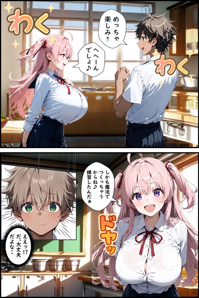 Hぷにんぐ  幼馴染魔法少女3人と魔法失敗でラッキースケベ連発のハーレム学園生活