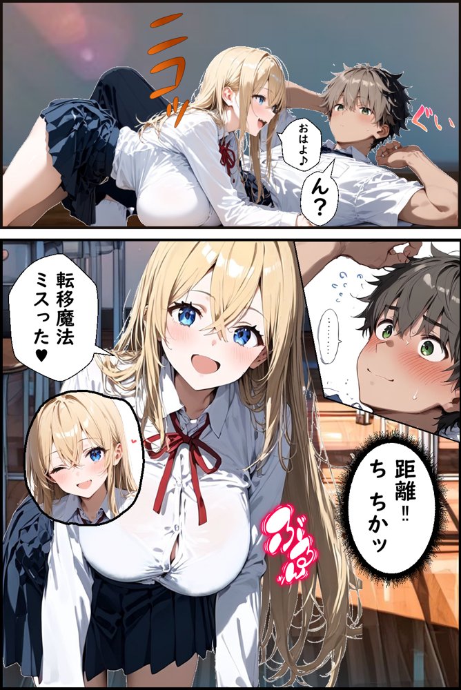 Hぷにんぐ  幼馴染魔法少女3人と魔法失敗でラッキースケベ連発のハーレム学園生活