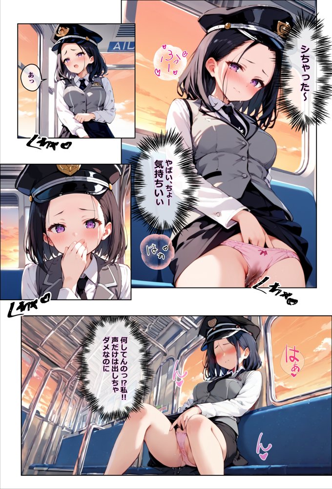 彼氏持ちを寝取ったはずが実は、寝取らせられていた話〜中出し列車で働くビッチ〜