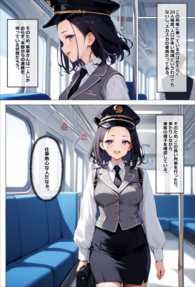 ヤリマンビッチを誰もいない車両に監禁して、死ぬほどハメ撮りした話〜中出し列車で働くビッチ〜