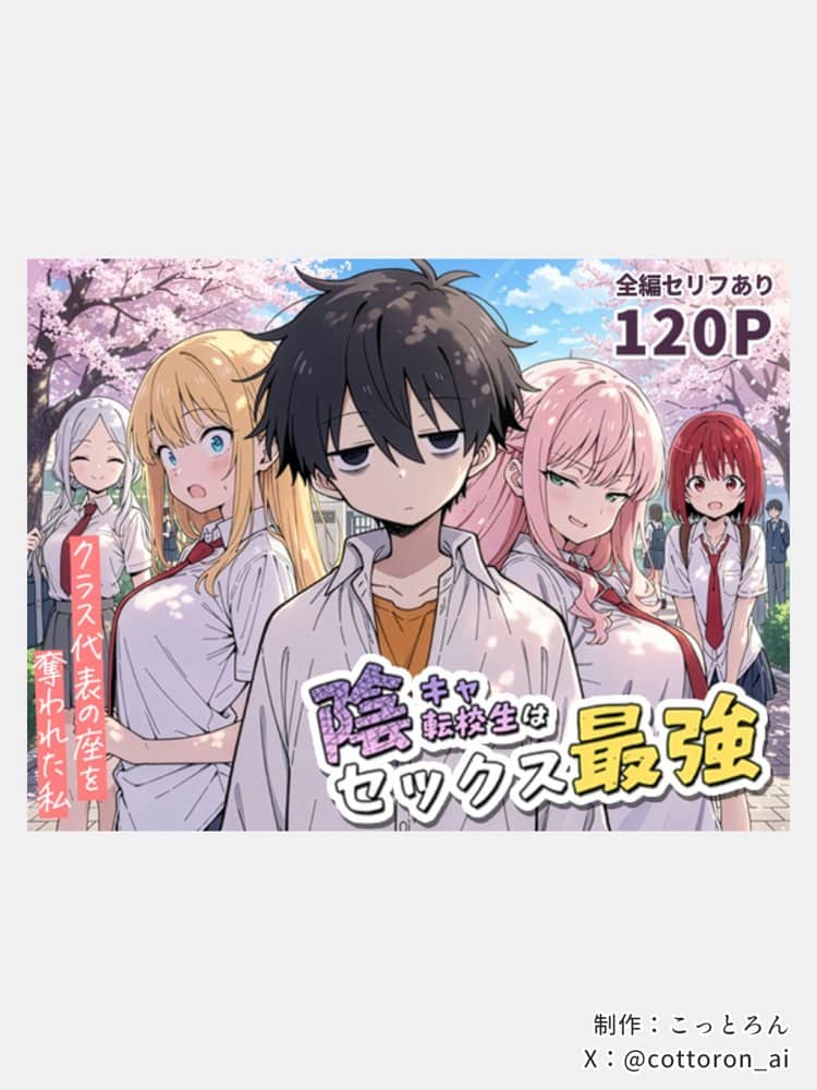 陰キャ転校生はセックス最強 – クラス代表の座を奪われた私 –