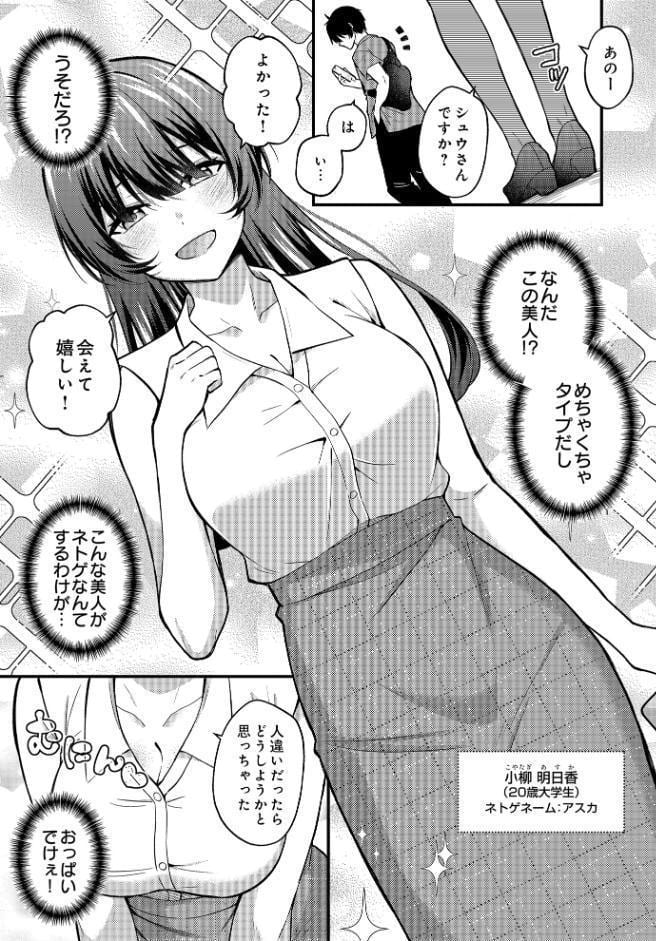 ネトゲ陰キャ♂×清純肉食♀のギルドメンバーオフパコ会