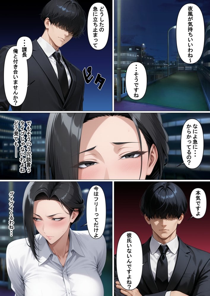 あべこべ調教  ドSなバリキャリ女上司（32）の秘密を暴いたら負けたがりのマゾメスだったので立場逆転しちゃった件