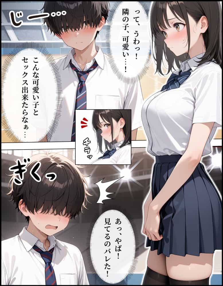地味な俺でも余裕で生ハメセックスしまくれちゃう話-ツンデレギャル編