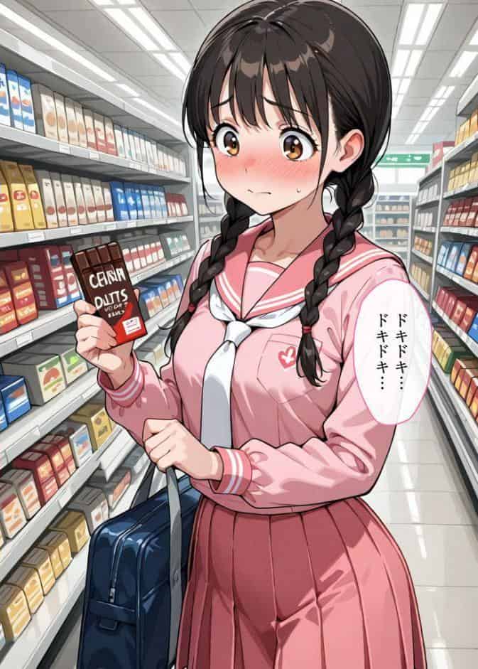 万引きセーラー服●●●●にスーパーの店長が中●しをした話 モザイク版