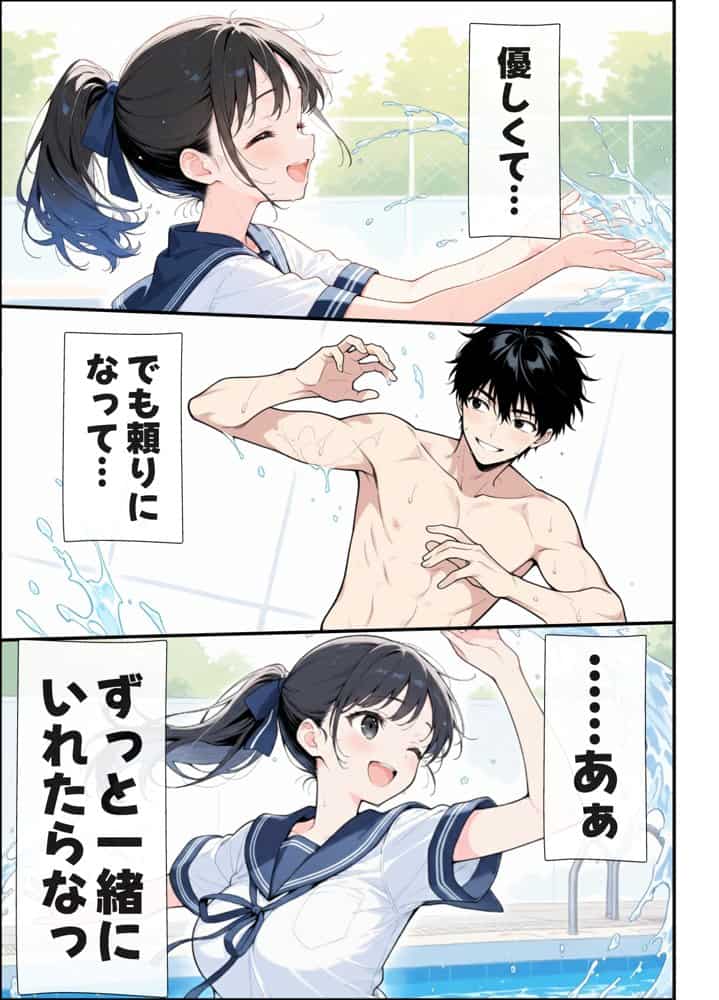 純粋清楚妹のブラ透け事件から、学校で家でと連続甘々中出し懇願SEXした話