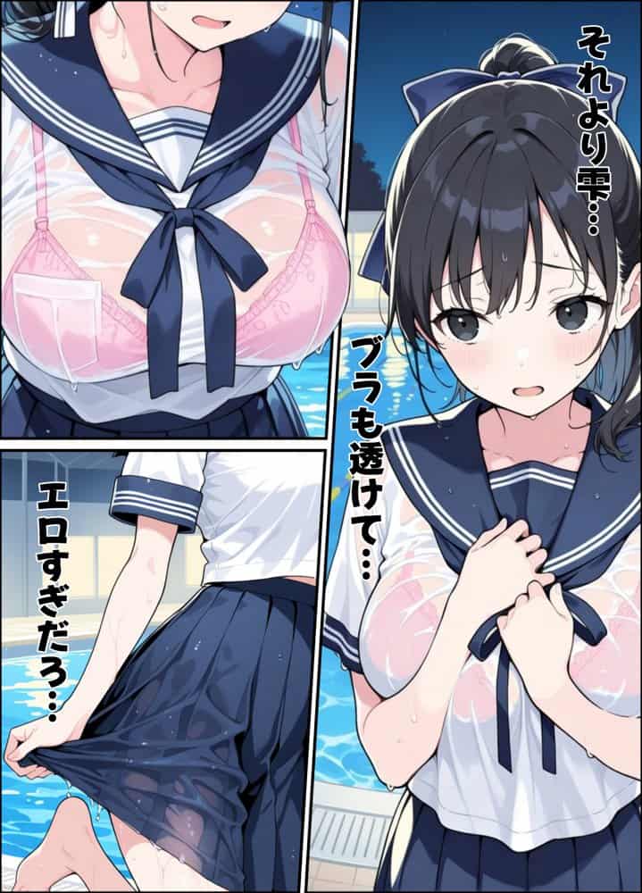 純粋清楚妹のブラ透け事件から、学校で家でと連続甘々中出し懇願SEXした話