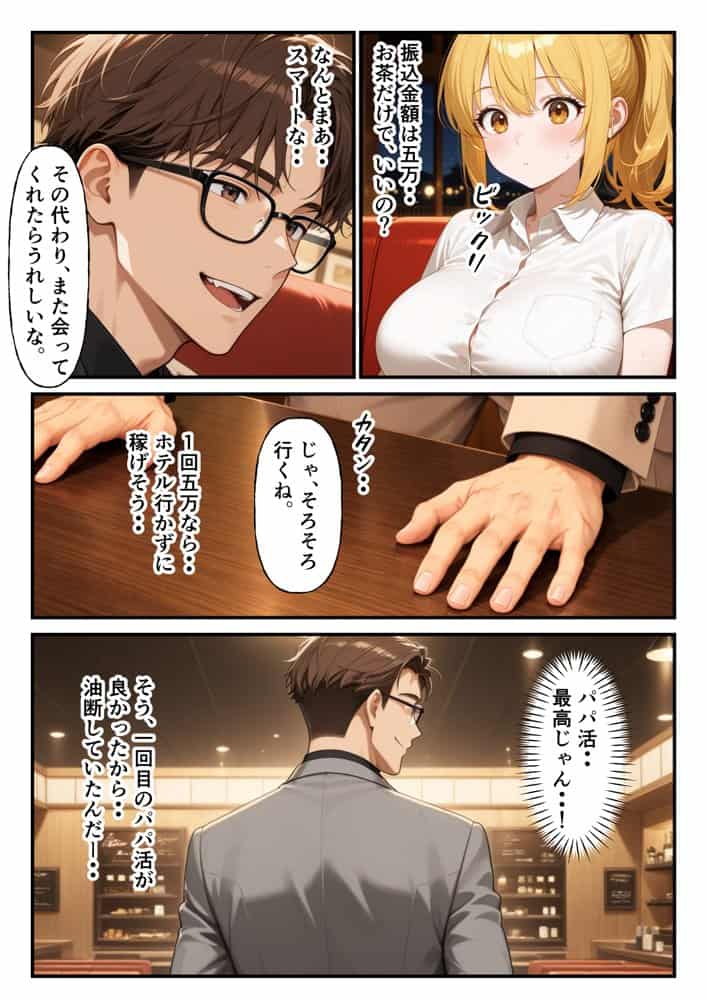 ホスト彼氏のためにはじめたパパ活で変態教師のエロテクに完堕ちした話