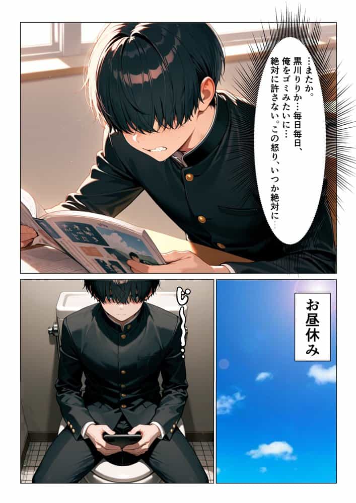 生意気ビッチギャルが陰キャオタクのデカチンにメロメロになってメス堕ちする話