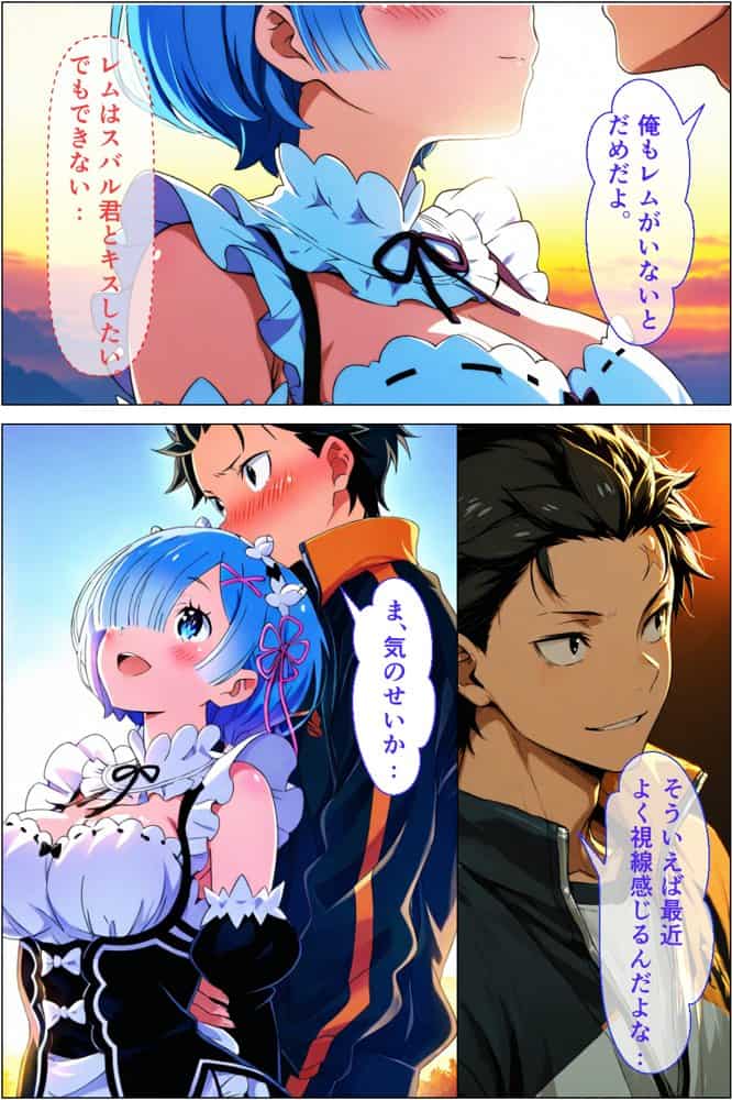 一途なレムがキモ男に弱みを握られて調教されて寝取られる話