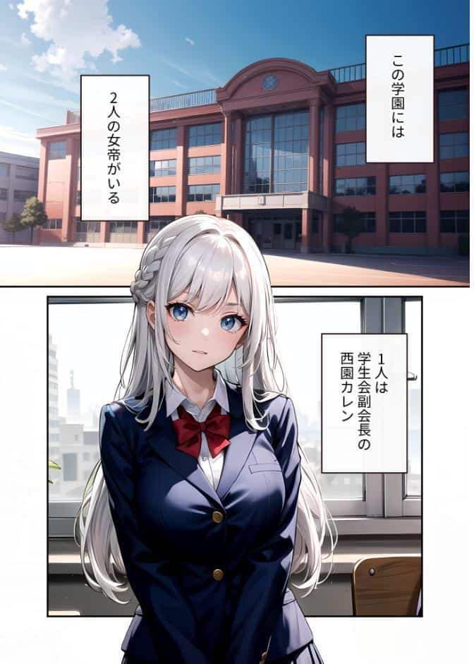 陰キャの僕、透視の力を手に入れる。第十四話 〜男嫌いな会長サマの無様な全校集会〜 モザイク版