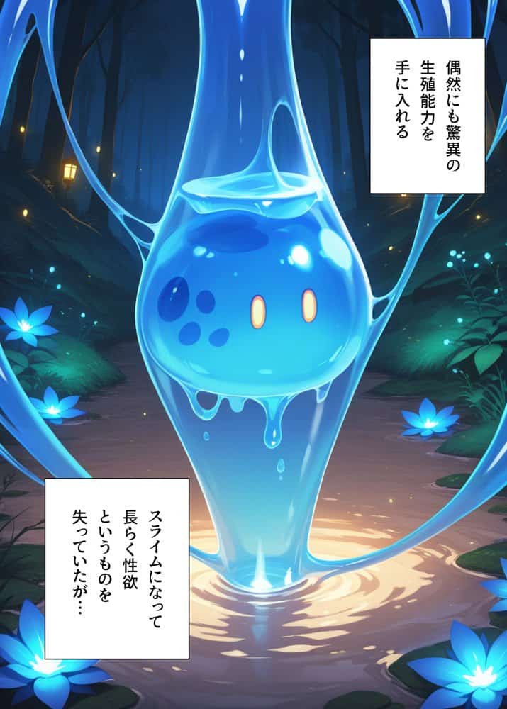 最強スライムに転生したので気ままに女冒険者を孕ませます