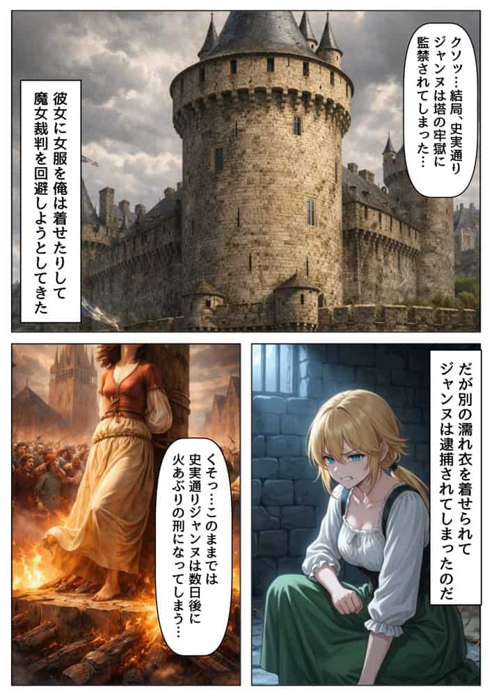 ジャンヌダル●の幼馴染に転生した俺は、彼女の悲惨な歴史を変える！！