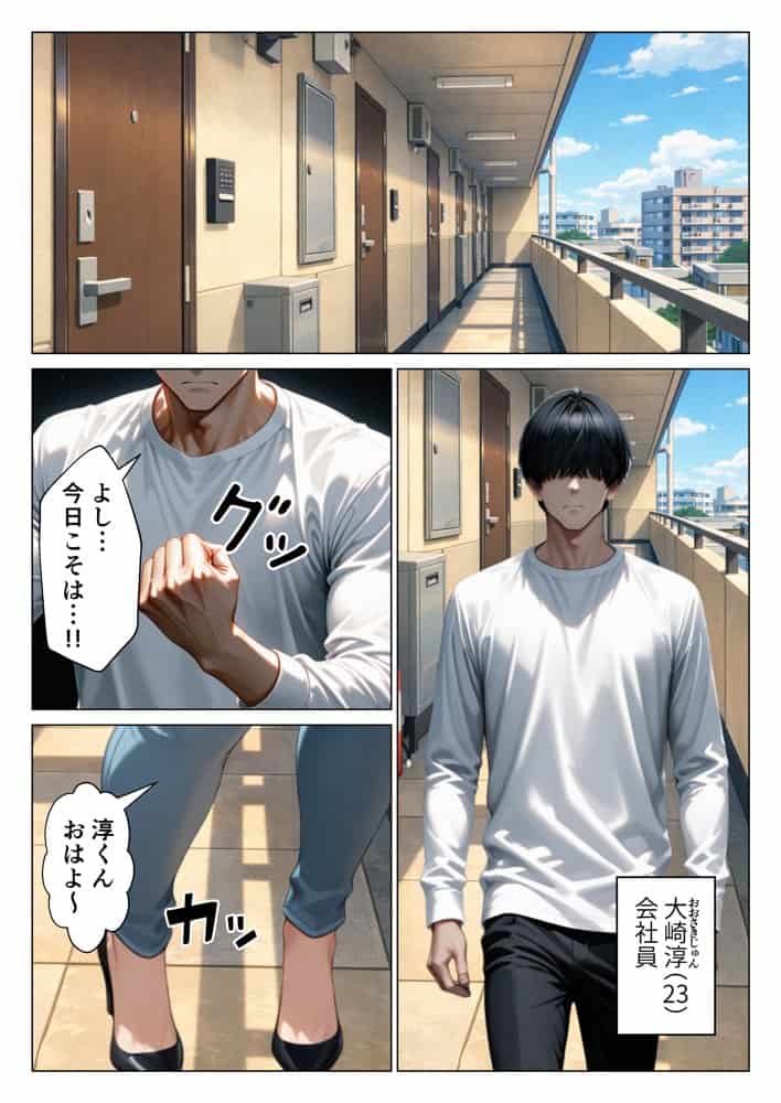 僕のデカチンコンプレックスを克服するため隣家のむちむち人妻と本気セックスします！