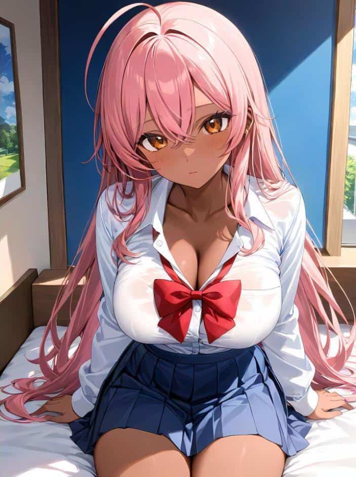 クラスメイトの黒ギャルに「泊めてくれたらエッチさせてあげる」と言われてセックスしたら、俺のチ●ポの虜になってヤリまくりました！ モザイク版